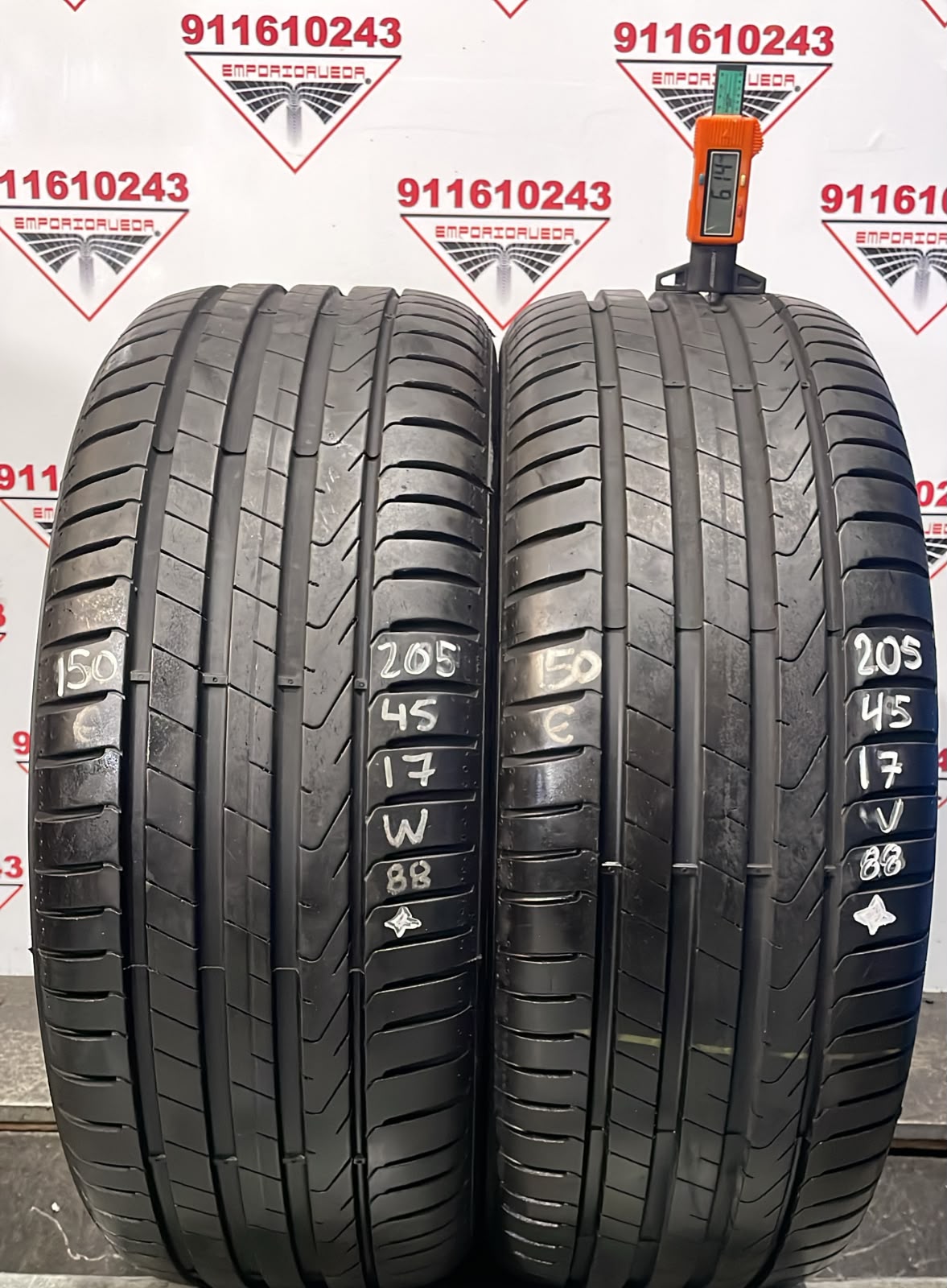 PIRELLI CINTURATO P7 USADO  205/45 R17 88 W